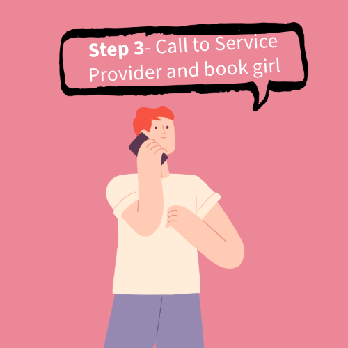 How to Book Genuine Call Girls in Udaipur step-3